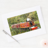 CANAL NARROWBOATS RECHTHOEKIGE STICKER (Envelop)