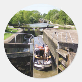CANAL NARROWBOATS RONDE STICKER