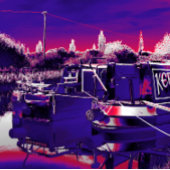 CANAL NARROWBOATS STENEN ONDERZETTER