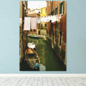 Canal of Venice Wasserijkunst Canvas Afdruk (Insitu (Houten vloer))