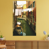 Canal of Venice Wasserijkunst Canvas Afdruk (Insitu (Woonkamer))