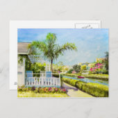 Canal Patio Briefkaart (Voorkant / Achterkant)