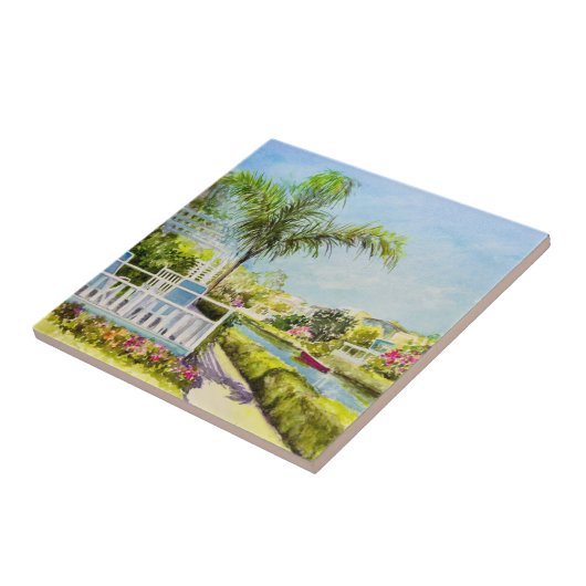 Canal Patio Tegeltje (Zijkant)