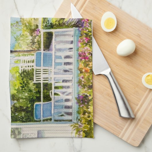 Canal Patio Theedoek (Quarter Fold)