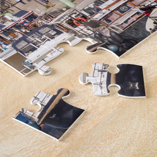 Canal Saint Martin - Parijs, Frankrijk Legpuzzel (Zijkant)