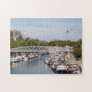 Canal Saint Martin - Parijs, Frankrijk Legpuzzel