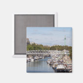 Canal Saint Martin - Parijs Magneet (Voorkant / Achterkant)
