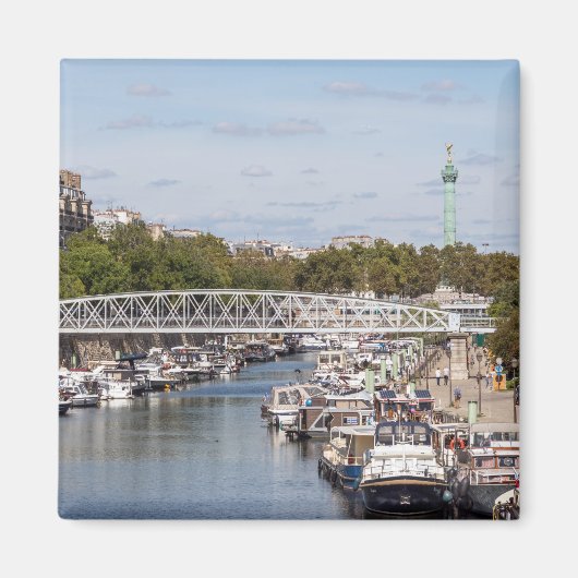 Canal Saint Martin - Parijs Magneet (Voorkant)