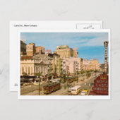 Canal St., New Orleans LA Briefkaart (Voorkant / Achterkant)