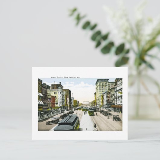 Canal Street, New Orleans, Louisiana Briefkaart (Staand voorkant)