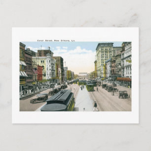 Canal Street, New Orleans, Louisiana Briefkaart