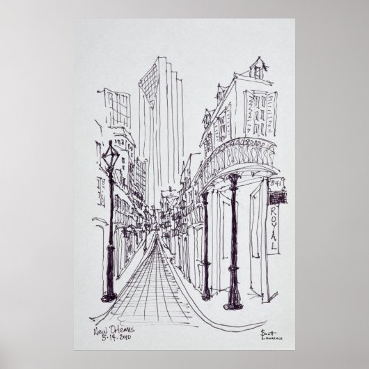 Canal Street | New Orleans, Louisiana Poster (Voorkant)
