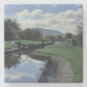 Canal thema stenen onderzetter (Voorkant)