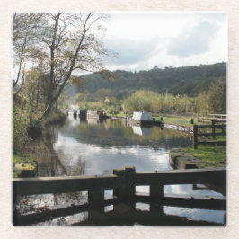 Canal Themed onderzetter Glazen Onderzetter