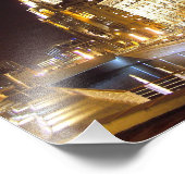 Canal & Three Graces, Pier Head, Liverpool, Vereni Foto Afdruk (Hoek)