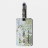 Canal Trellis Bagagelabel (Achterkant verticaal)