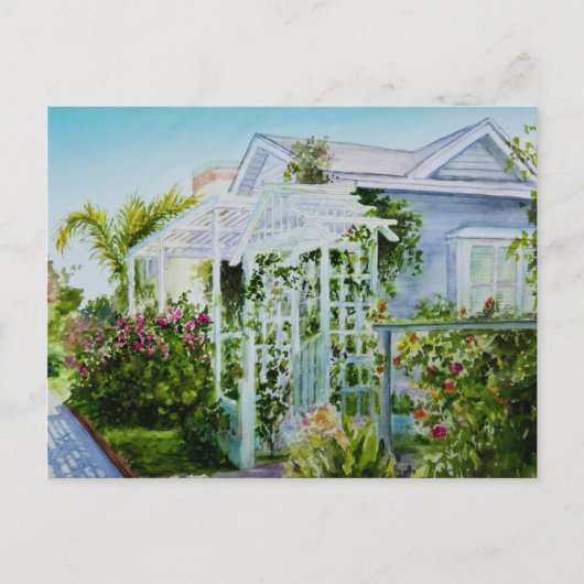 Canal Trellis Briefkaart (Voorkant)