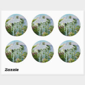 Canal Trellis Ronde Sticker (Vel)