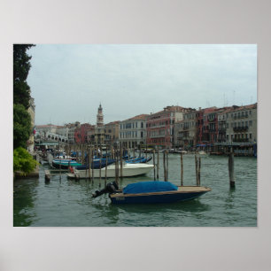Canal van Venice Italië Poster