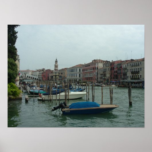 Canal van Venice Italië Poster (Voorkant)