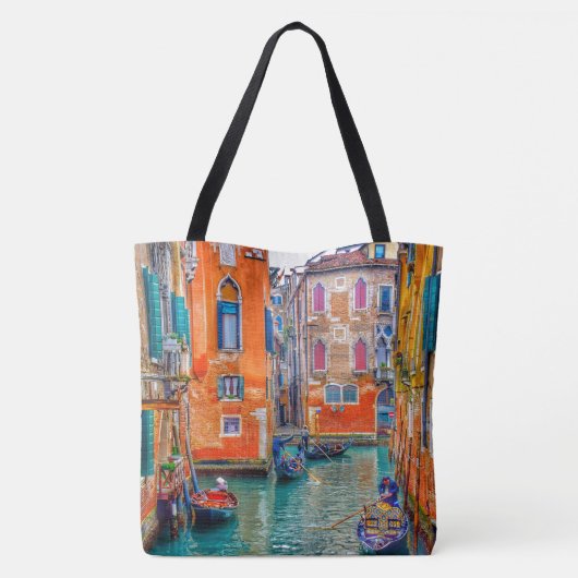 Canal van Venice Italië Tote Bag (Achterkant)