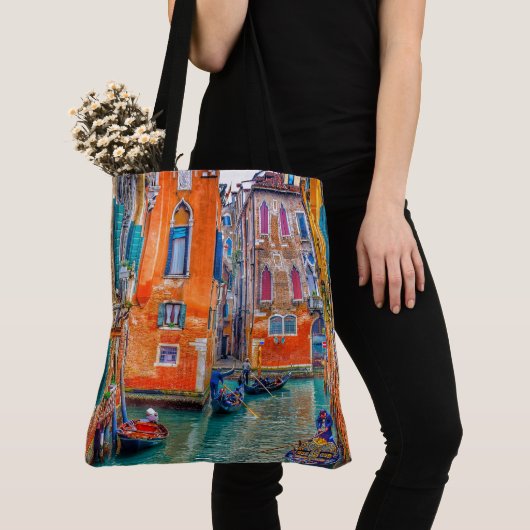 Canal van Venice Italië Tote Bag (Dichtbij)