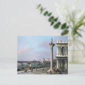 Canaletto Bacino di S. Marco Van de Piazzetta Briefkaart (Staand voorkant)