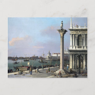 Canaletto Bacino di S. Marco Van de Piazzetta Briefkaart