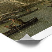 Canaletto - De ingang van het Grand Canal Venice Poster (Hoek)