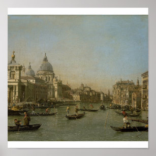 Canaletto - De ingang van het Grand Canal Venice Poster