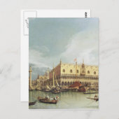 Canaletto - De Molo, Venetië Briefkaart (Voorkant / Achterkant)