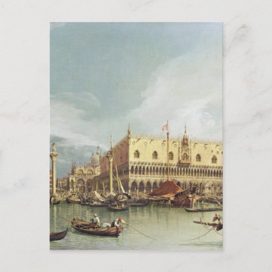 Canaletto - De Molo, Venetië Briefkaart (Voorkant)