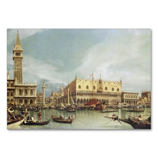 Canaletto - De Molo, Venetië Kaart (Voorkant)