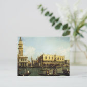 Canaletto de pier briefkaart (Staand voorkant)