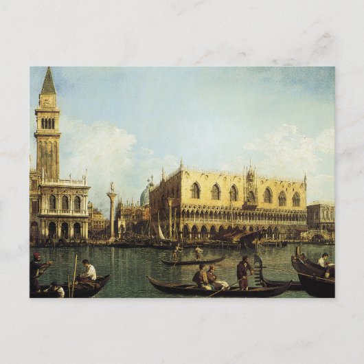 Canaletto de pier briefkaart (Voorkant)