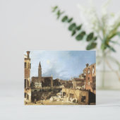 Canaletto, de Stonemason's baard. Briefkaart (Staand voorkant)