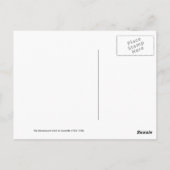 Canaletto, de Stonemason's baard. Briefkaart (Achterkant)