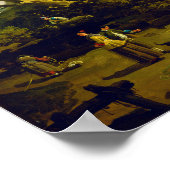 Canaletto English Landscape Capriccio Poster (Hoek)