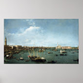 Canaletto (Giovanni Antonio Canal) Bacino di San Poster (Voorkant)