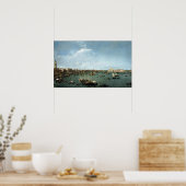 Canaletto (Giovanni Antonio Canal) Bacino di San Poster (Keuken)