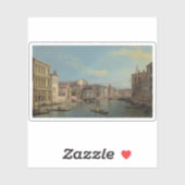 Canaletto - Het Canal Grande in Venetië Sticker (Vel)