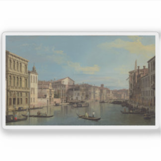 Canaletto - Het Canal Grande in Venetië Sticker