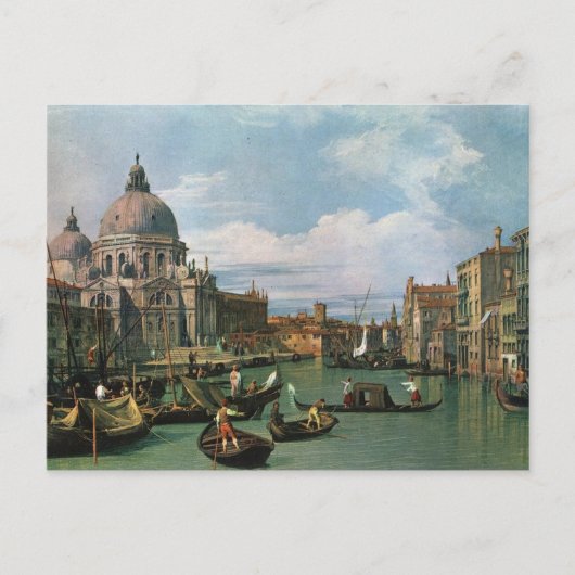 Canaletto, het Grote Kanaal (1730) Briefkaart (Voorkant)