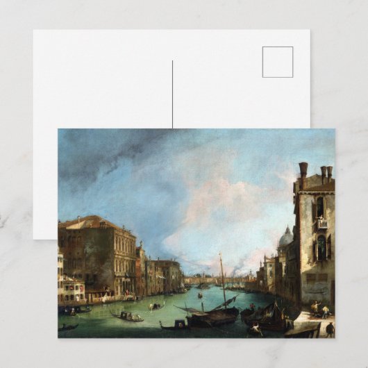 Canaletto het Grote Kanaal in Venetië Briefkaart (Voorkant / Achterkant)