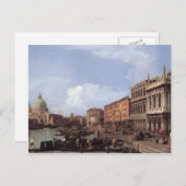 Canaletto - Het Molo-kijkwesten Briefkaart (Voorkant / Achterkant)