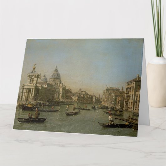 Canaletto - ingang naar het Grand Canal Kaart (Voorkant)