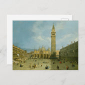 Canaletto | Piazza San Marco Briefkaart (Voorkant / Achterkant)