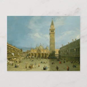 Canaletto   Piazza San Marco Briefkaart