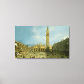 Canaletto | Piazza San Marco Canvas Afdruk (Voorkant)