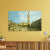 Canaletto | Piazza San Marco Canvas Afdruk (Insitu (Woonkamer))